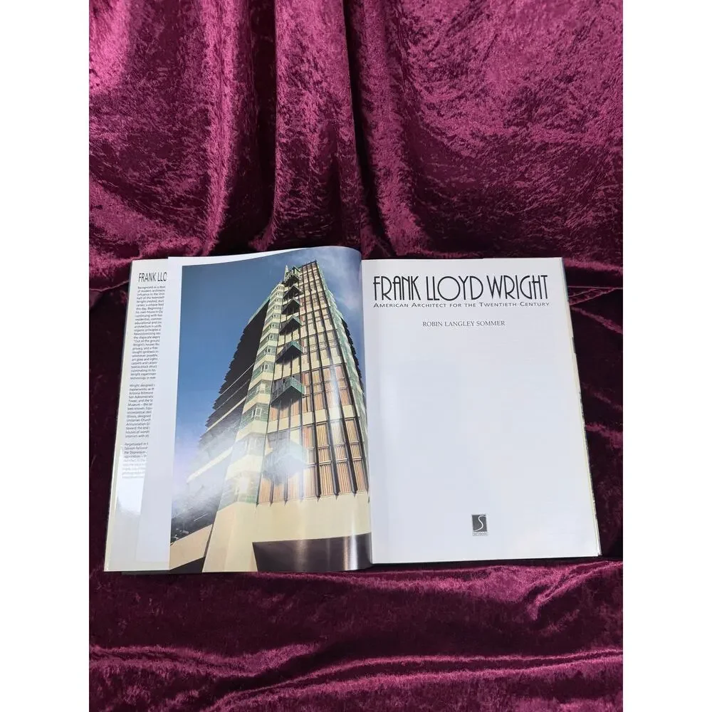 VTG Hardcover Frank Lloyd Wright American Architect for the Twentieth Century